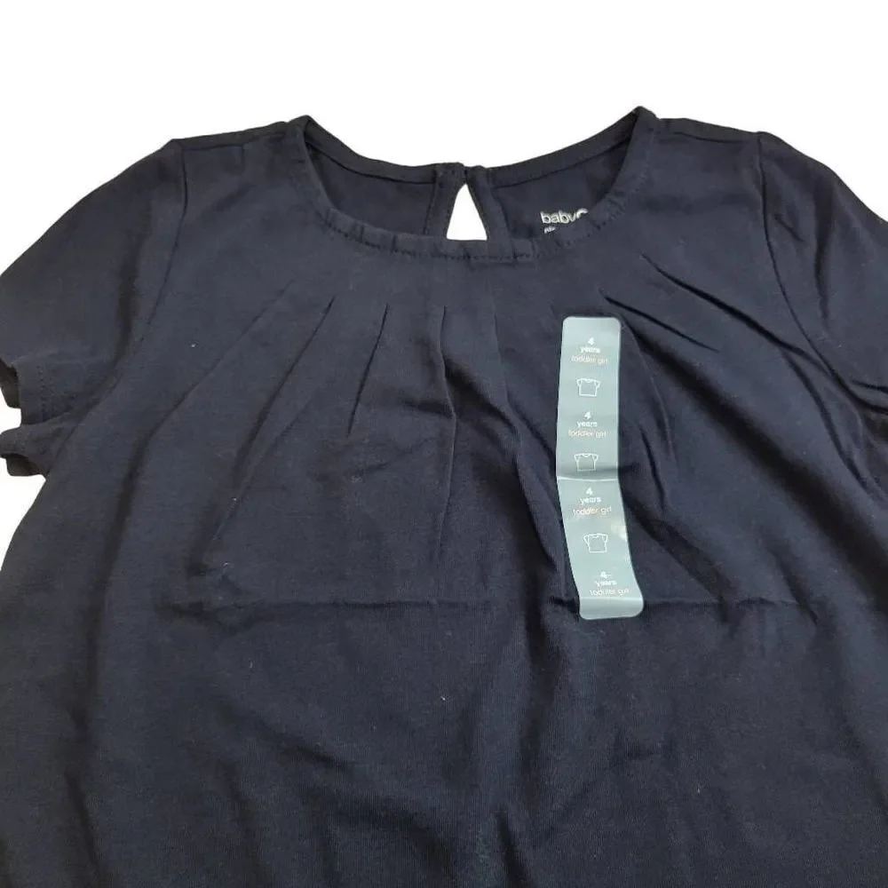 Baby Gap solid Navy top 4T